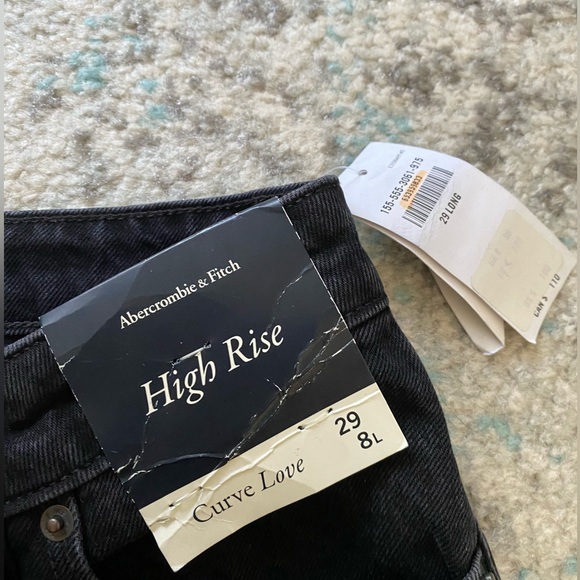 Abercrombie Curve Love Vintage High Rise Flare Jeans 29L - Picture 4 of 7